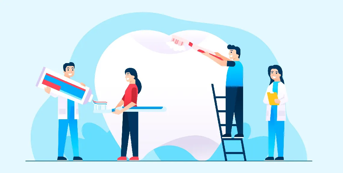 personas colaborando por la mejora de la odontología