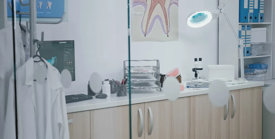 Foto clínica desde dentro