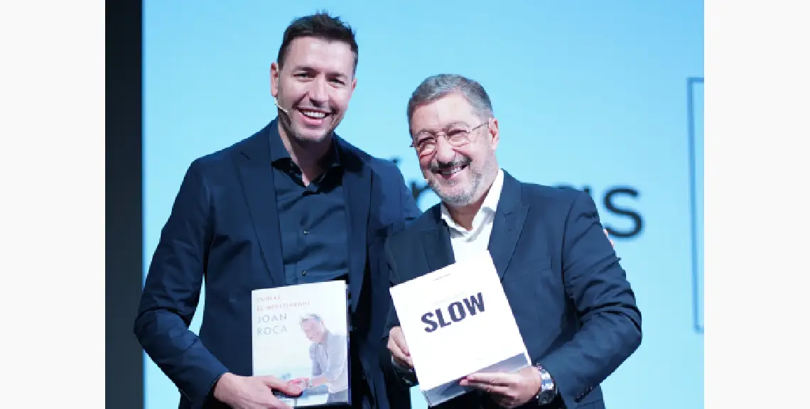 Clínicas W, novena reunión. Primitivo Roig y Joan Roca