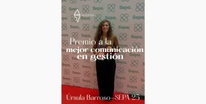Premio mejor comunicación en Gestión en SEPA Barcelona