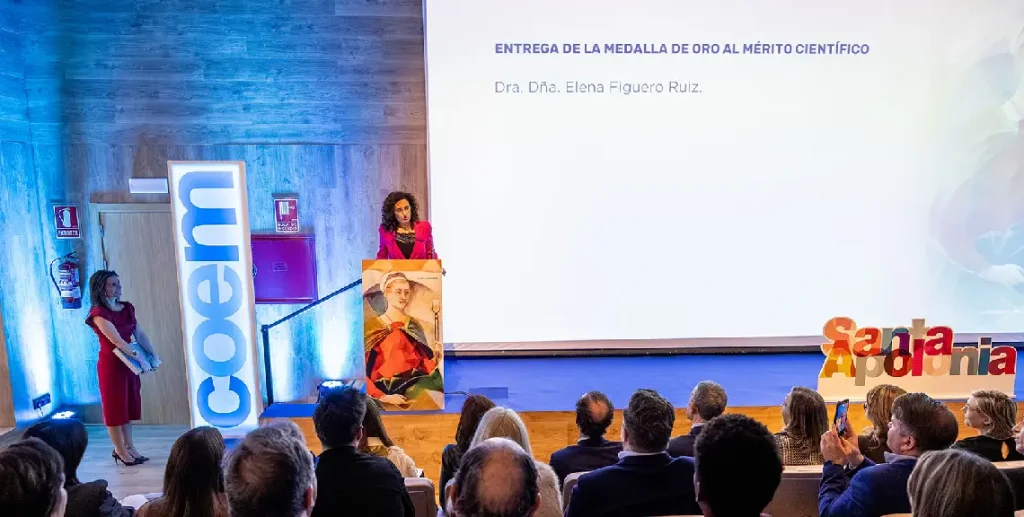 Elena Figuero, premio Santa Apolonia COEM