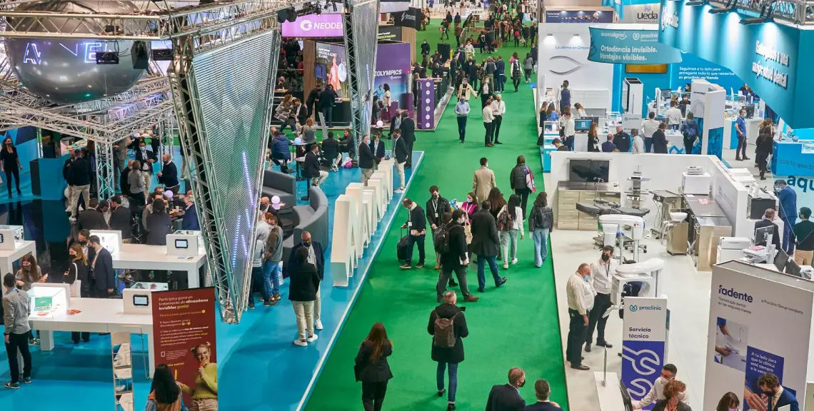 pabellones de la feria Expodental 2024