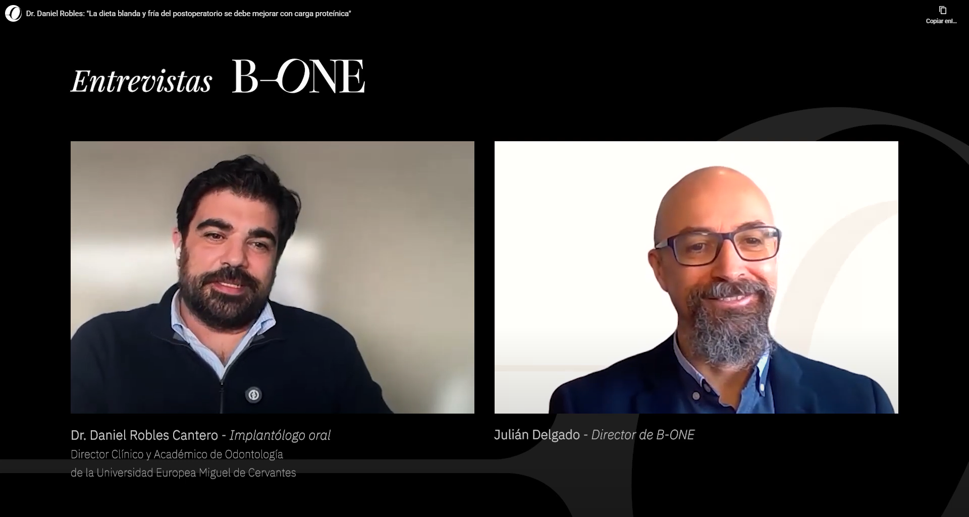 Daniel Robles, pre y pos cirugía de implantes