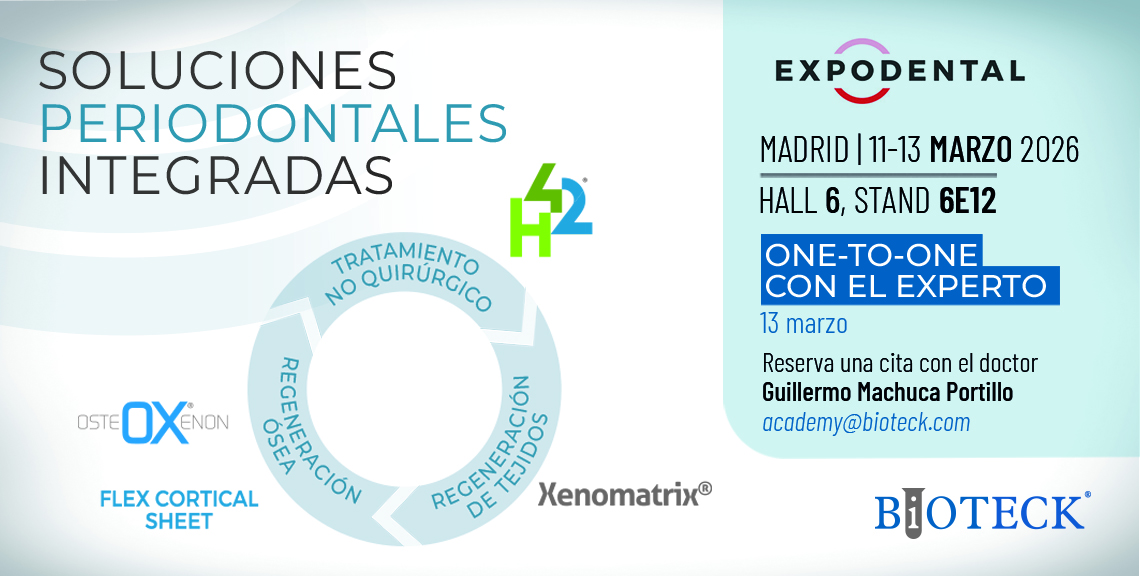 Bioteck organiza un "One to one" con el Dr. Guillermo Machuca el día 13 de marzo en Expodental.