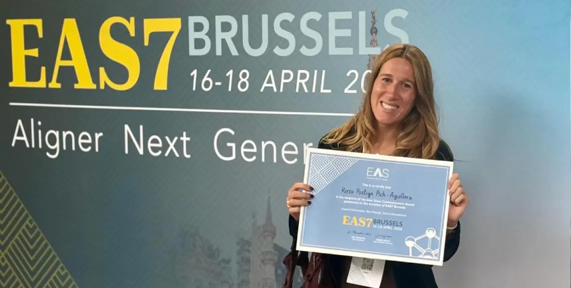 Rosa Postigo UIC Barcelona, ganadora congreso EAS