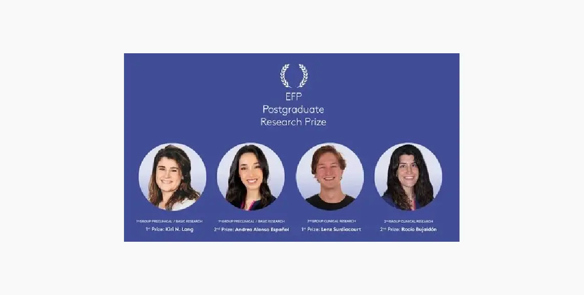 Ganadores investigación posgrado periodoncia EFP