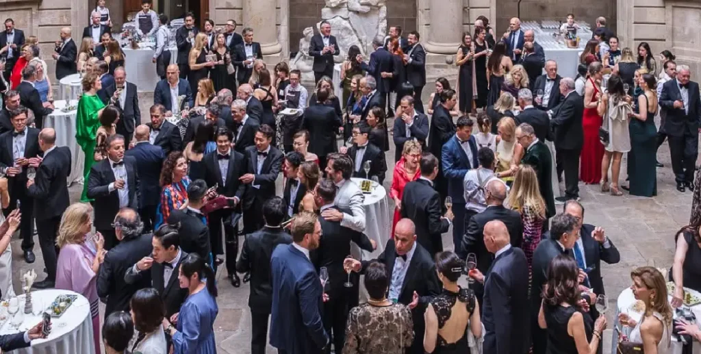 Momento de networking durante el encuentro de Barcelona.