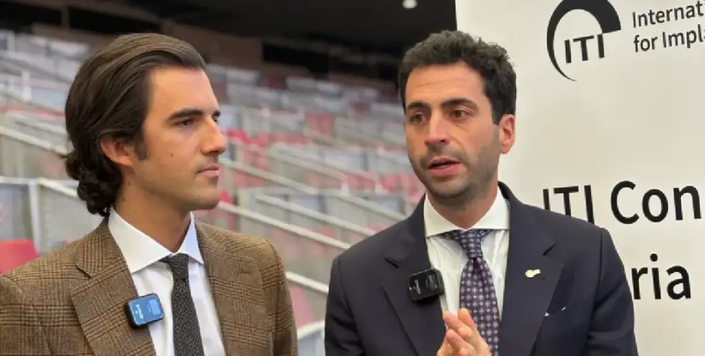 Los Dres. Javier Calatrava (izquierda) e Ignacio Pedrinaci, Fellow ITI y ponentes del congreso.